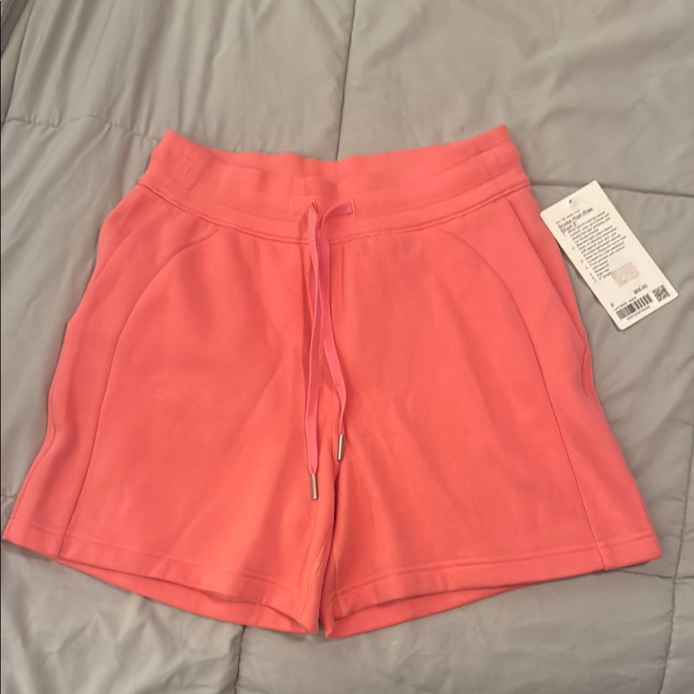 Lululemon Athletica Pink Scuba Shorts